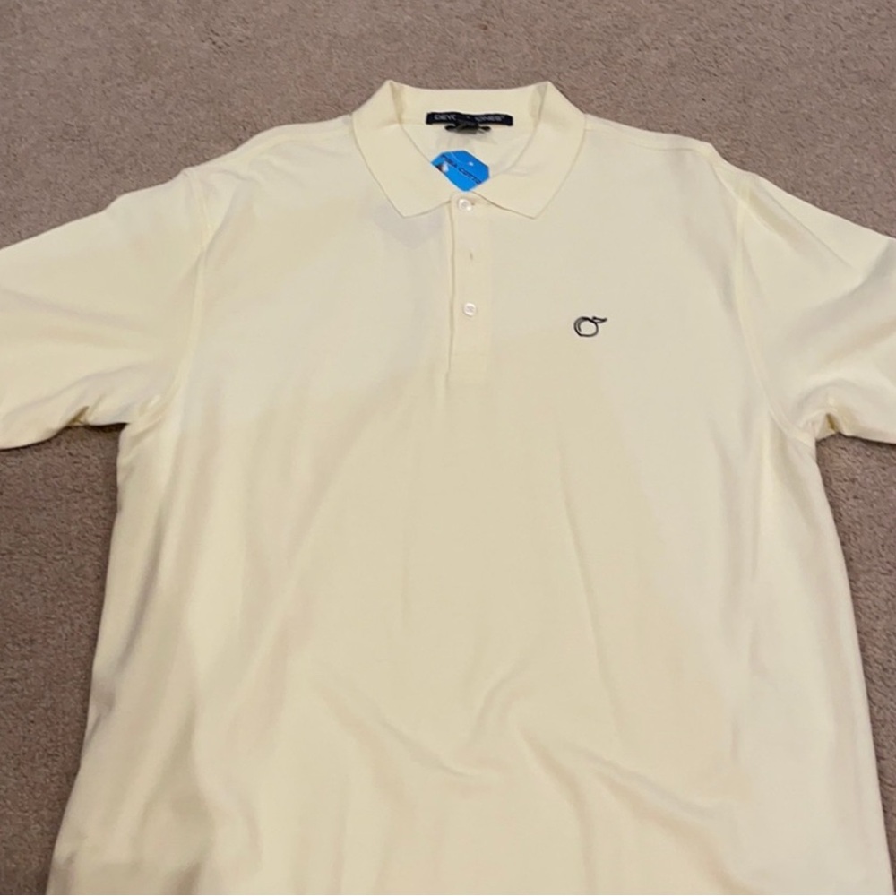 Georgia Peach Soft Yellow Polo Shirt by Devon & Jones